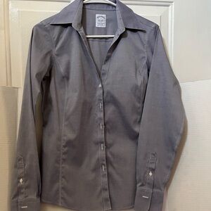 Brooks Brothers Women's Gray Dress Shirt